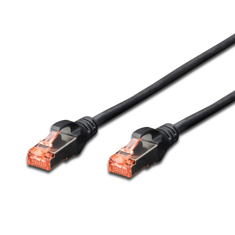 WPC-PAT-6SF002BL | CAT 6 S-FTP PATCH CABLE 0.2m LS0H BLACK | WP Cabling | distributori informatica