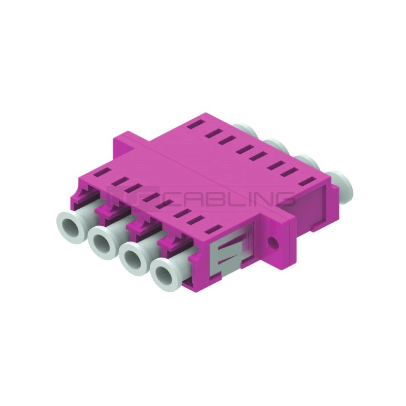 WPC-FA4-LC0202 | LC/LC COUPLER QUAD, MULTIMODE OM4 | WP Cabling | distributori informatica