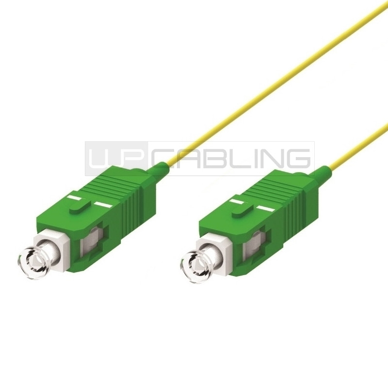 WPCFP0S9SCASCA005 | Fiber Optic Singlemode Simplex Patch Cord,SC/APC-SC/APC 0.5m | WP Cabling | distributori informatica
