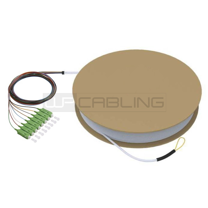 WPCFTH89SCA300 | 8FO SC/APC G657A2 drop cable + 4 SC/APC - 30 m | WP Cabling | distributori informatica