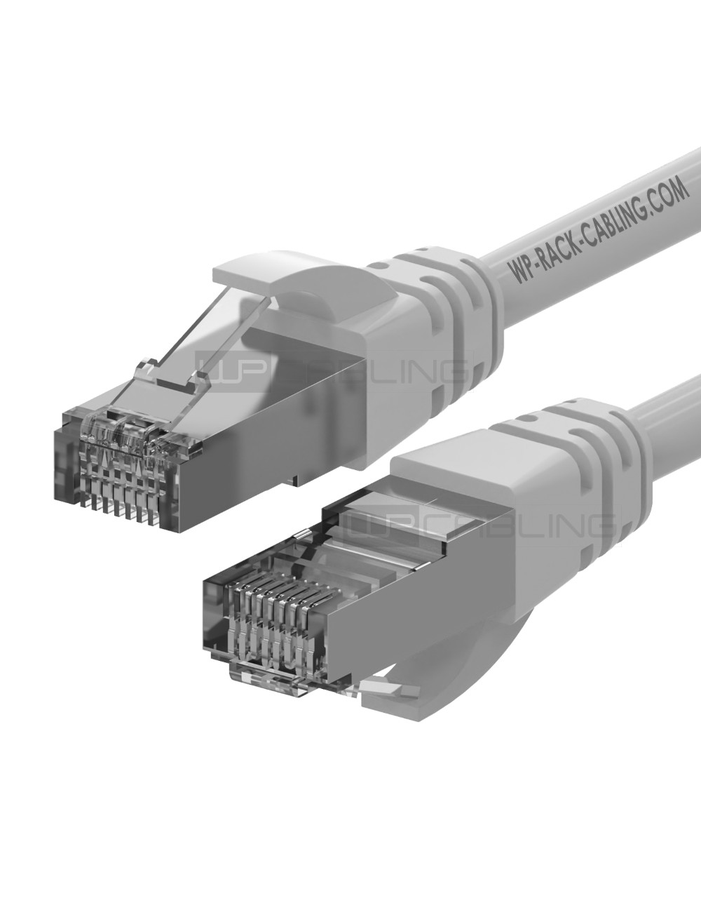 WPC-PAT-8SF010 | CAT 8.1 S-FTP PIMF PATCH CABLE 1mt LS0H GREY | WP Cabling | distributori informatica