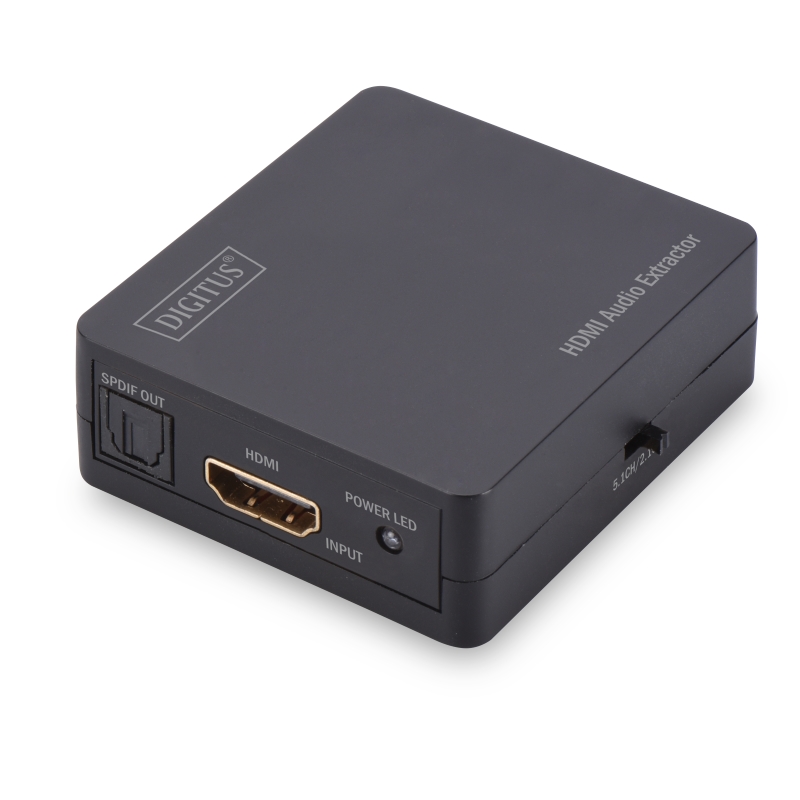 DI-DS-40132 | Estrattore audio HDMI a jack 3.5mm o Toslink | Digitus | distributori informatica