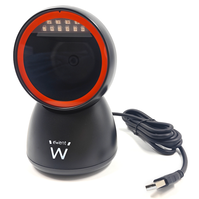 EW3450 | Scanner per codici a barre QR 1D 2D a mani libere da tavolo | Ewent | distributori informatica
