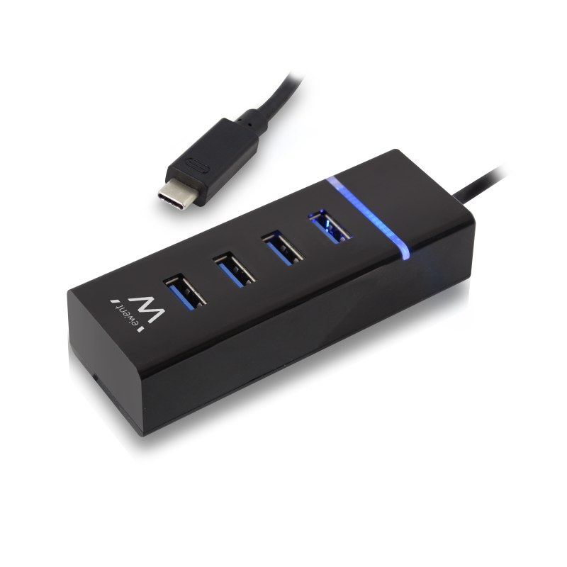 EW1137 | Hub tipo C a 4 porte,  USB 3.1 Gen1 (USB 3.0) | Ewent | distributori informatica