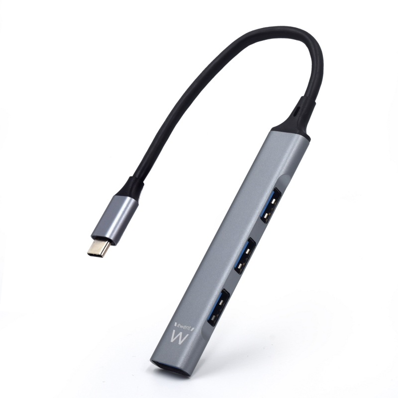 EW1145 | Hub Slim tipo C a 4 porte, USB 3.2 Gen1 | Ewent | distributori informatica