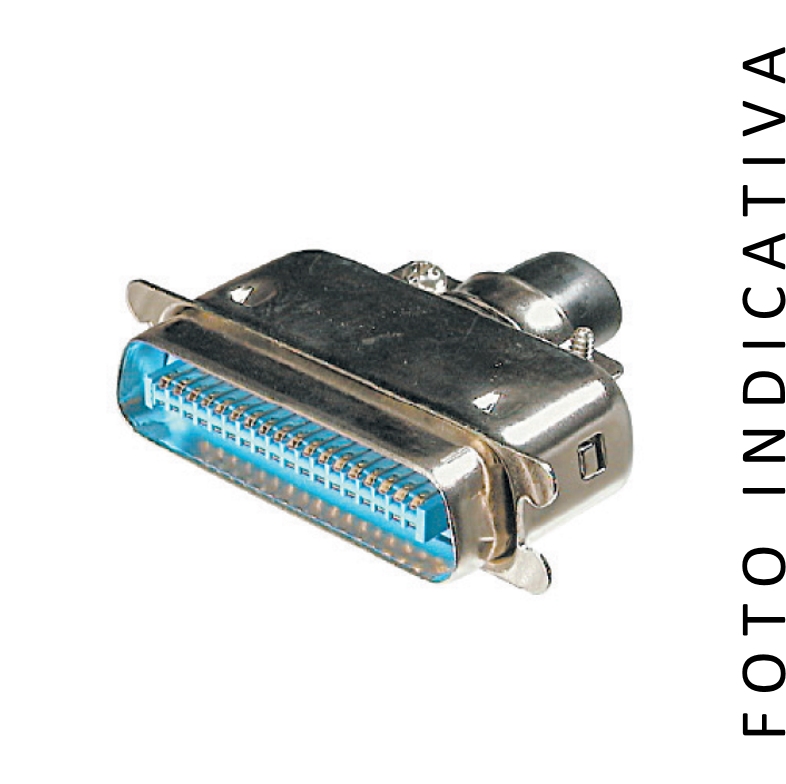 A57/36M | CONNETTORE CENTRONICS A SALDARE SU FILO C.CUSTODIA 36POLI M | C-Industries | distributori informatica