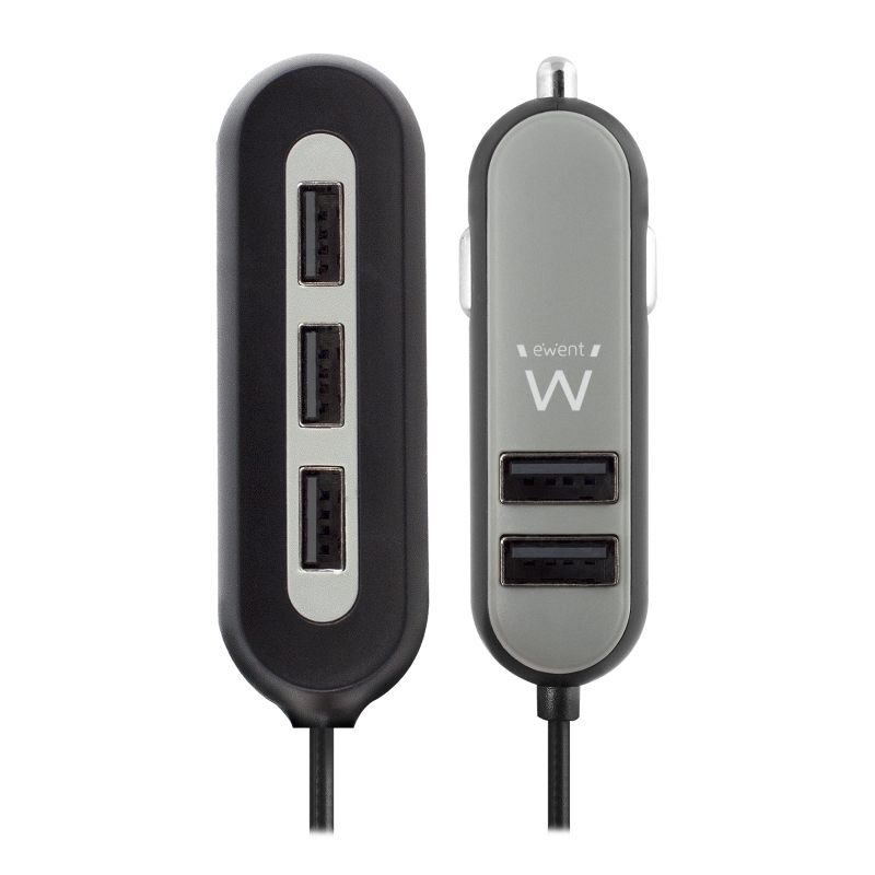 EW1355 | Caricatore da Auto 5 porte USB 10.8A | Ewent | distributori informatica