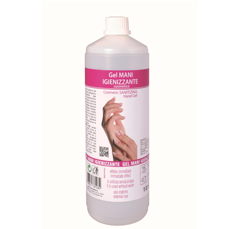 CA-CLN-GEL-1000 | Gel Detergente igienizzante cosmetico per mani 1000ml | OEM | distributori informatica