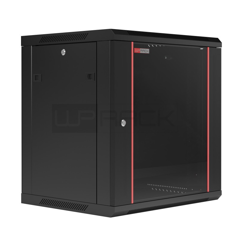 WPNRWB12606B | ARMADIO RACK 19" SERIE RWB 12U, NERO PROFONDITA' 600 MM | WP Rack | distributori informatica