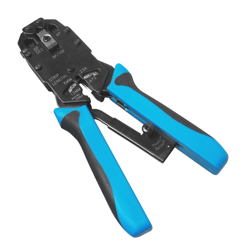 WPCTLA003 | PINZA PROFESSIONALE 8P / 6P / 6P-DEC / 4P CON MOLLA | WP Cabling | distributori informatica