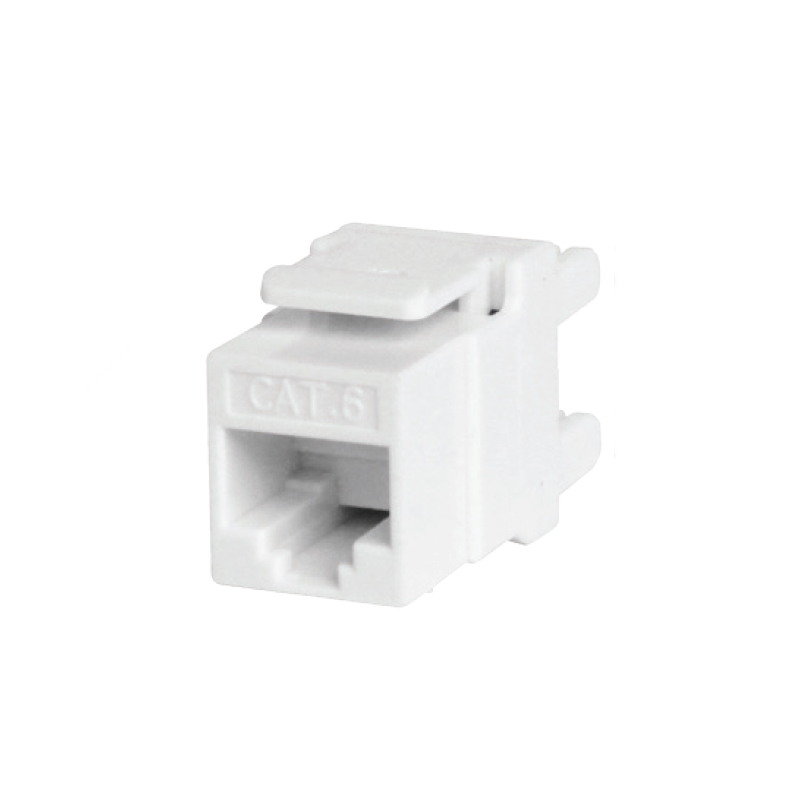 WPCKEY6U180/WH | Presa Keystone RJ45 CAT 6 UTP 180&#176;, Bianca | WP Cabling | distributori informatica