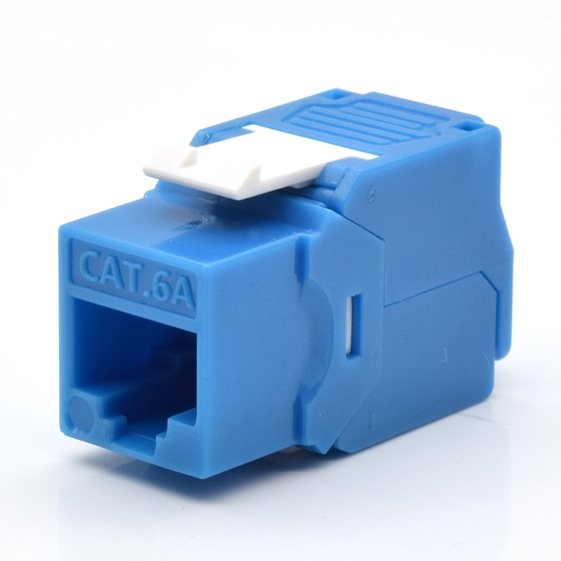 WPCKEY6AUPTL/B | Presa Keystone Cat.6a UTP, Toolless, Colore Blu | WP Cabling | distributori informatica
