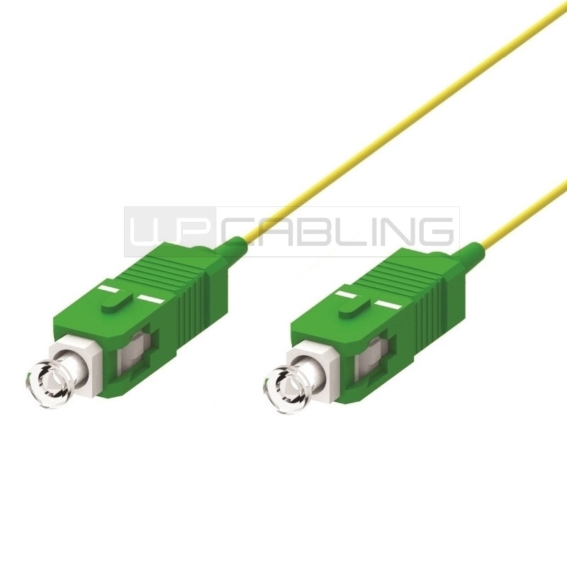 WPC-FP0-S9SCASCA-030 | Bretella fibra ottica monomodale simplex, SC/APC-SC/APC 3.0m | WP Cabling | distributori informatica