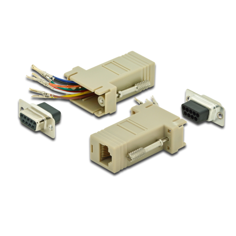 AT-23067 | Adattatore Modulare DSUB 9P femmina / RJ45 8P femmina | OEM | distributori informatica