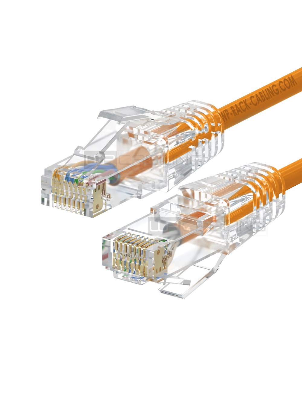 WPCPAT6AU002OS | CAVO PATCH SLIM CAT.6A U-UTP, 0.20m ARANCIO | WP Cabling | distributori informatica