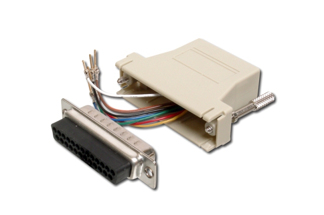 AT-23054 | Adattatore Modulare DSUB 25P maschio / RJ45 8P femmina | OEM | distributori informatica